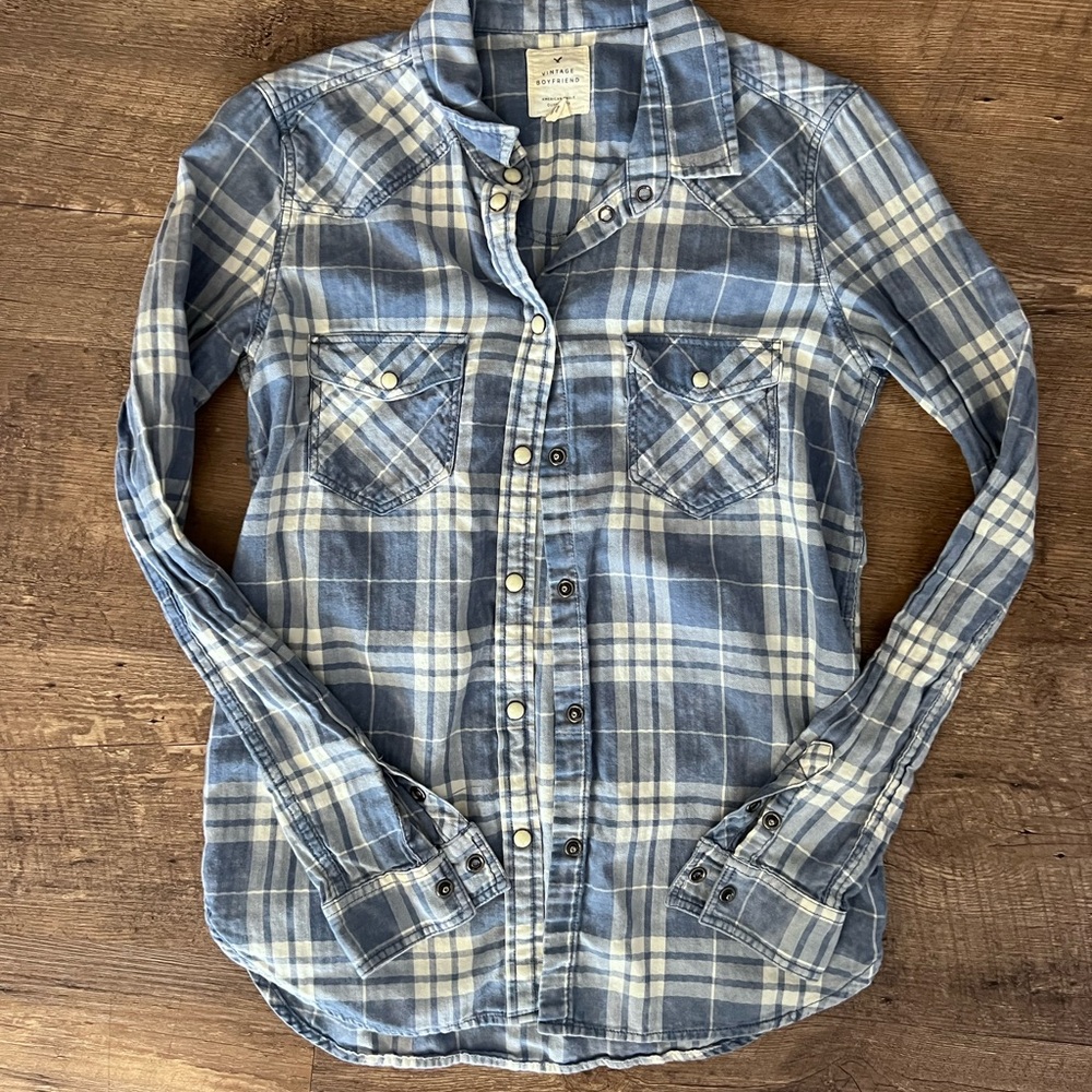 Plaid top